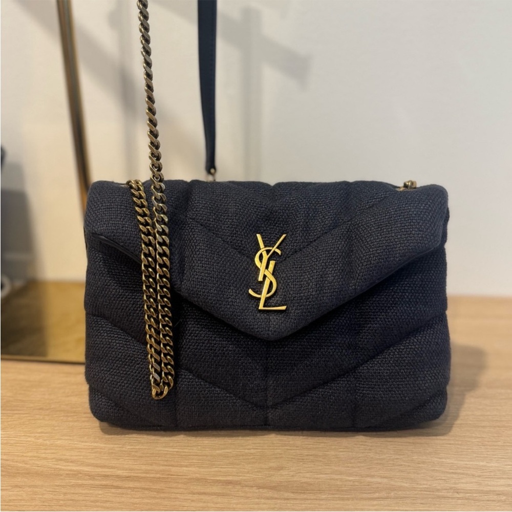 YSL toy loulou denim